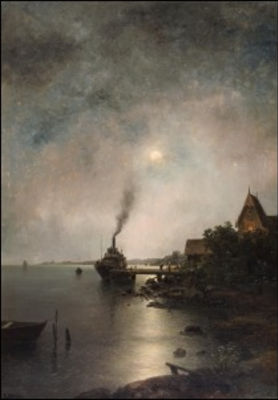 Carl Hallstrom : A NIGHT IN THE ARCHIPELAGO, THE LAST BOAT HOME