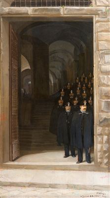 Venny Soldan-Brofeldt : A FLORENTINE POLICE CHOIR.