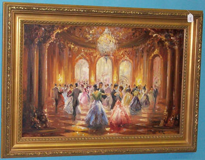 Christian Jereczek : Impressionist ball room scene