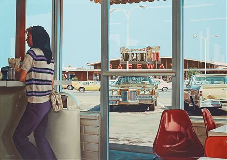 Ralph Goings : Hot Fudge Sundae Interior