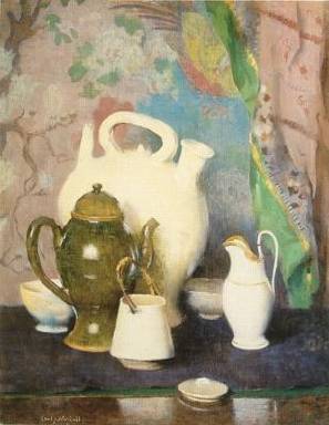 Carl Nordell : Still Life: Jug and Teapot