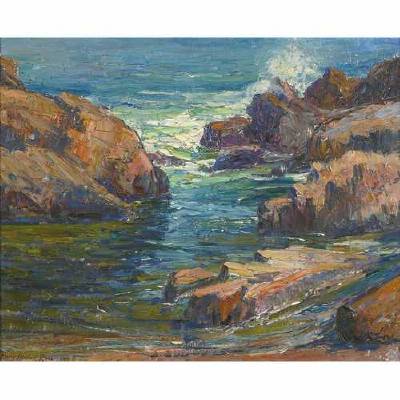 Mary Herrick Paxton Ross : Rocky Coastline