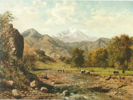 Thaddeus Welch : Sierra Meadow, 1888