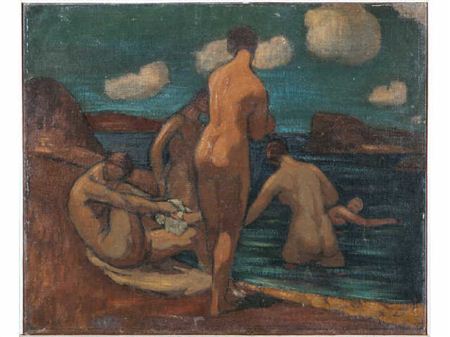 Claude Dalbanne : Les baigneuses.