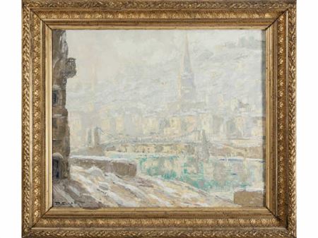 Paulette Genet : Saint Paul sous la neige