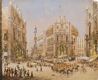 Pasquale Mattei : LA FESTA DI SANTA ROSALIA A PALERMO