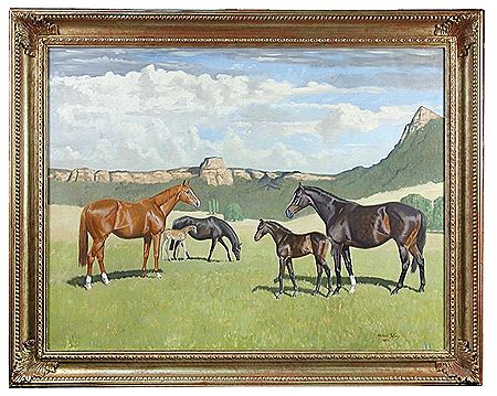 Michael Jeffery : Mares & Foals, Widden Stud, New South Wales, Australia