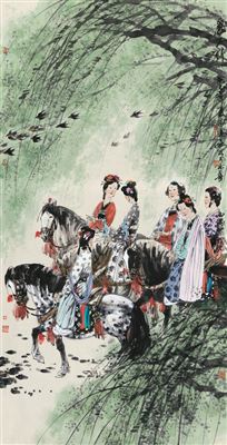 Yuan Feng : BEAUTIES TRAVELLING