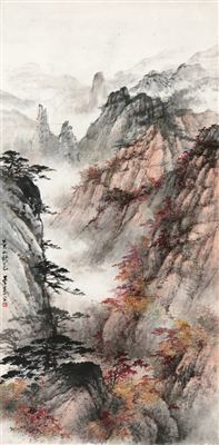 Shouping Dong : AUTUMN IN HUANGSHAN MOUNTAIN