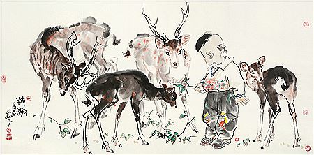 Yansheng Li : BOY AND DEER