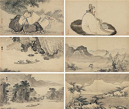 Lu Zhang : LANDSCAPES AND FIGURE (6)