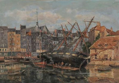 Léon Leclerc : Le port