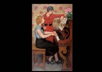 Noboru Hasegawa : Piano and Woman