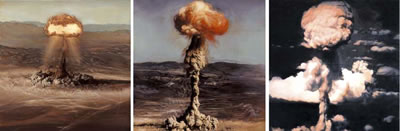 Satoshi Furui : Mushroom Cloud # 23, Buster Easy Mushroom Cloud # 24, and Tumbler Charlie Mushroom Cloud # 28 data unknown (3)