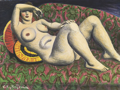 Zenzaburo Kojima : Reclining Nude