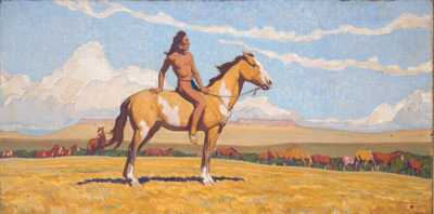 Maynard Dixon : The Pony Boy