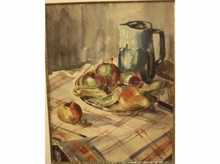 Venance Curnier : Nature morte aux fruits