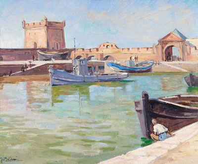 Jean Baldoui : LE PORT D'ESSAOUIRA