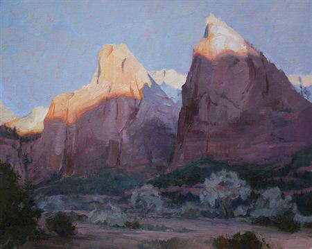 Kenn Erroll Backhaus : Morning Light on the Patriarchs