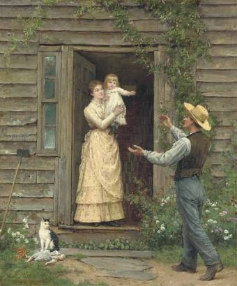 Jennie Augusta Brownscombe : The Homecoming