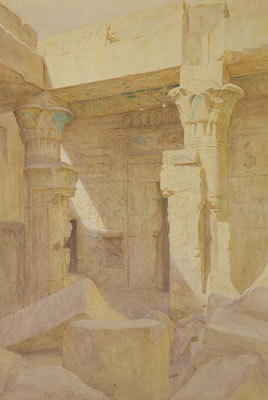 Walter Tyndale : Temple of Des El Medinet at Thebes