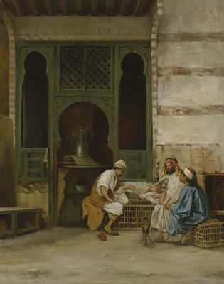 Stanislaw Chlebowski : Chess Players, Cairo