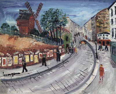 Lucien Genin : Moulin du Blute-Fin, Rue Lepic