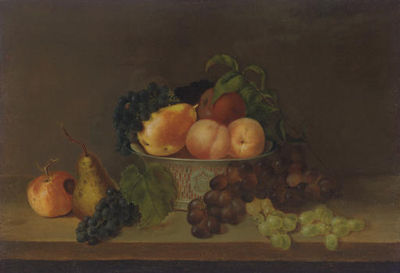 Mary Jane Peale : Still Life with Bowl of Fruit