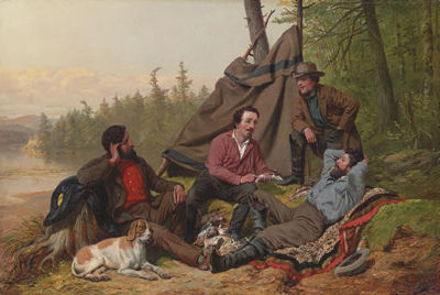 Arthur Fitzwilliam Tait : In the Wood: Taking it Easy