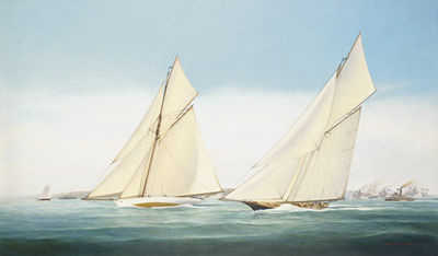 Scott Cameron : Skipper's choice; The Yachts Volunteer and Thistle during the 1887 America's Cup