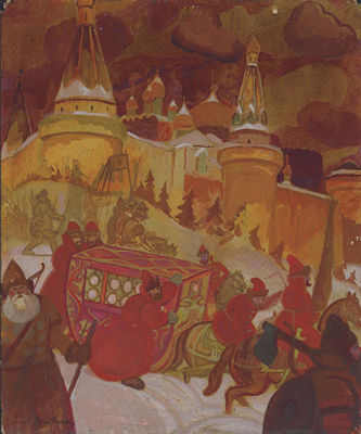 Leonid Mikhailovich Brailovsky : Troop procession