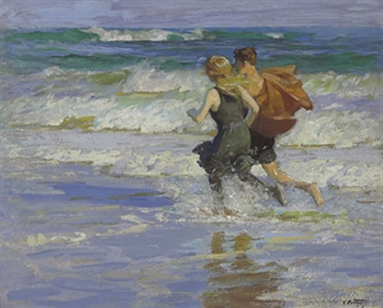 Edward Henry Potthast : From Auction Records