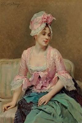 Raimundo De Madrazo Y Garreta : Portrait of Aline Mason