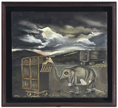 Sue Coe : Nelly the Elephant: Two works