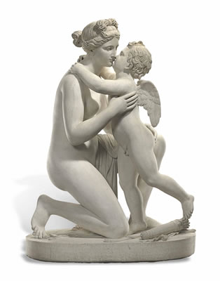 Joseph Charles Marin : VENUS AND CUPID KISSING