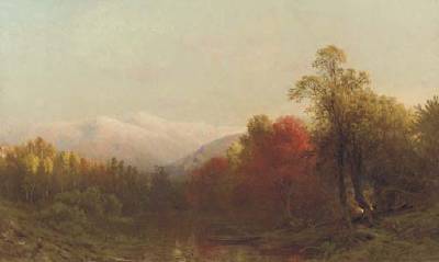 Aaron Draper Shattuck : Autumn in the White Mountains Near Jefferson Village