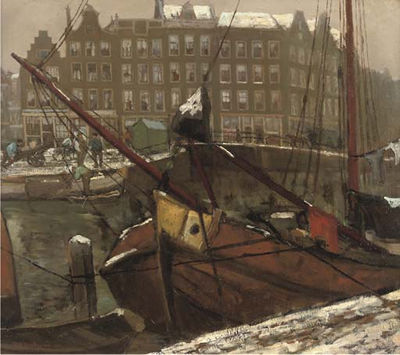 Marie Henrie MacKenzie : Along the Prinsengracht