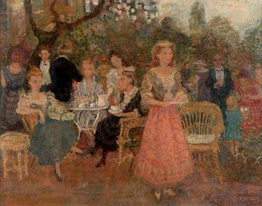 Albert Dasnoy : Garden party V