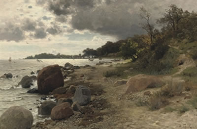 Paul Franz Flickel : The rocky coastline