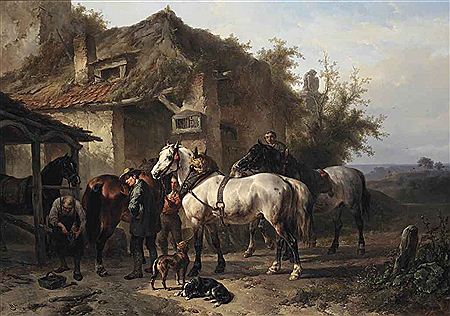 Wouterus Verschuur I : At the farrier