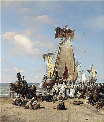 Andreas Achenbach : Farewell to the fleet