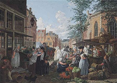 Cristoffel Meijer : A vegetable market