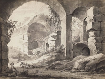 Willem Romeyn : View in the Colosseum, Rome