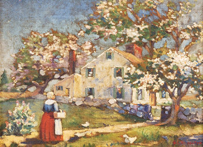 Grace Lysinger Hamilton : Apple Blossoms