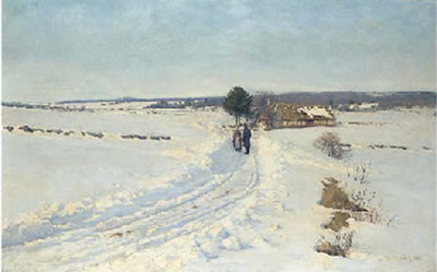 Sigvard Marius Hansen : A Winter morning