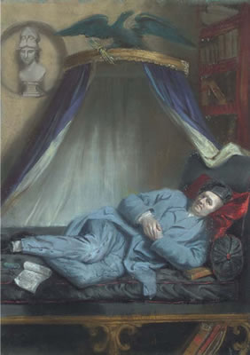 John Raphael Smith : Portrait of John Horne Tooke, reclining on a bed