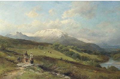 David Bates : Snow on Ben Nevis