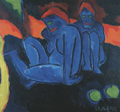 Karl Schmidt-Rottluff : In der Dämmerung