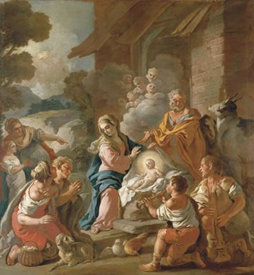 Pietro (Bardellino) Bardellini : Adoration of the Shepherds