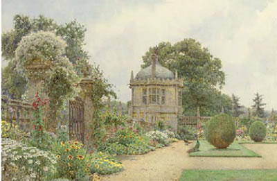 Ernest Arthur Rowe : Gardens of Montacute House, Somerset